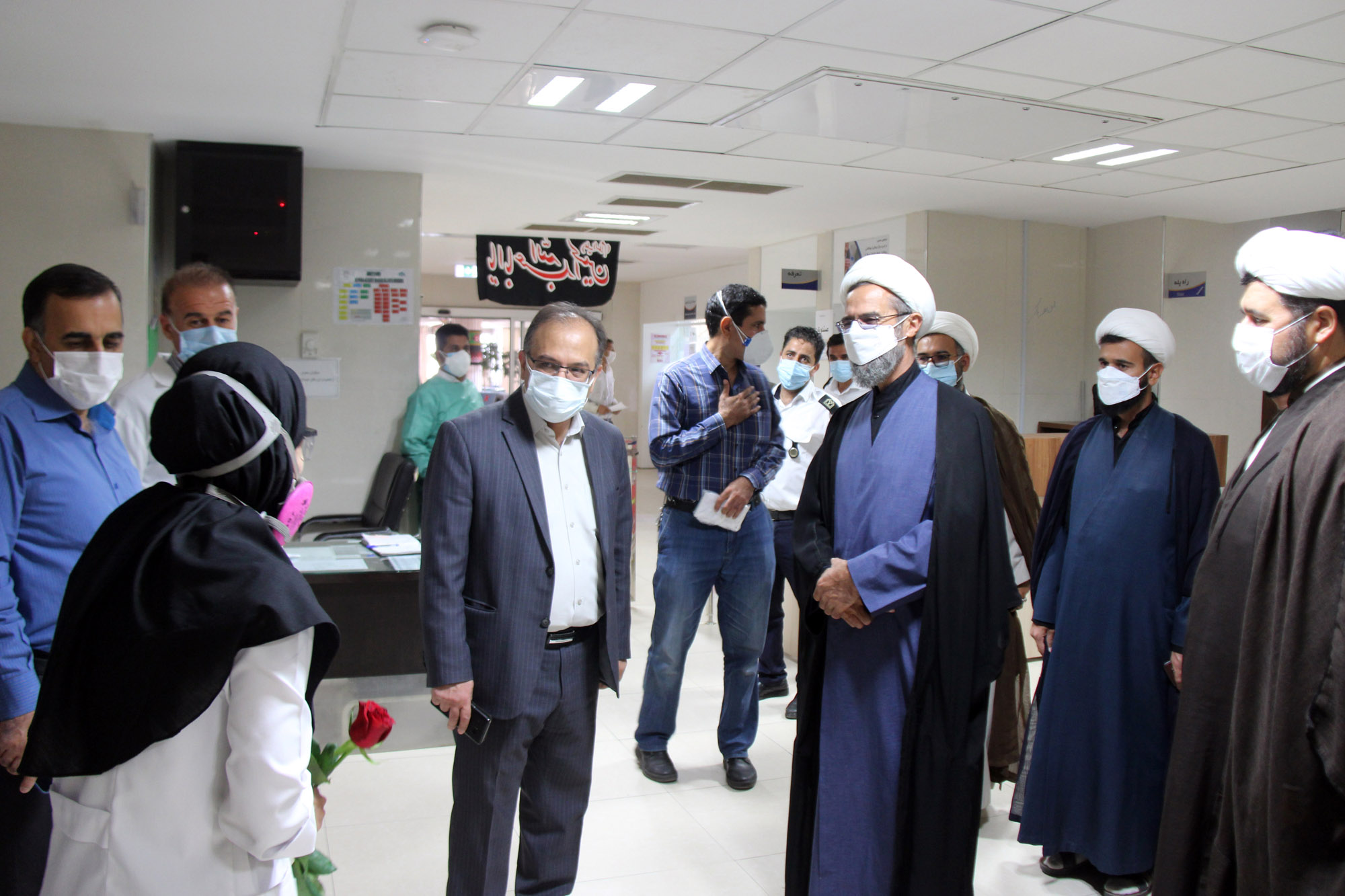 گزارش تصویری| بازدید نماینده ولی فقیه در خراسان شمالی از بیمارستان ها و مراکز واکسیناسیون کرونا در بجنورد